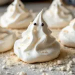 ghost-shaped meringue cookies - featured image