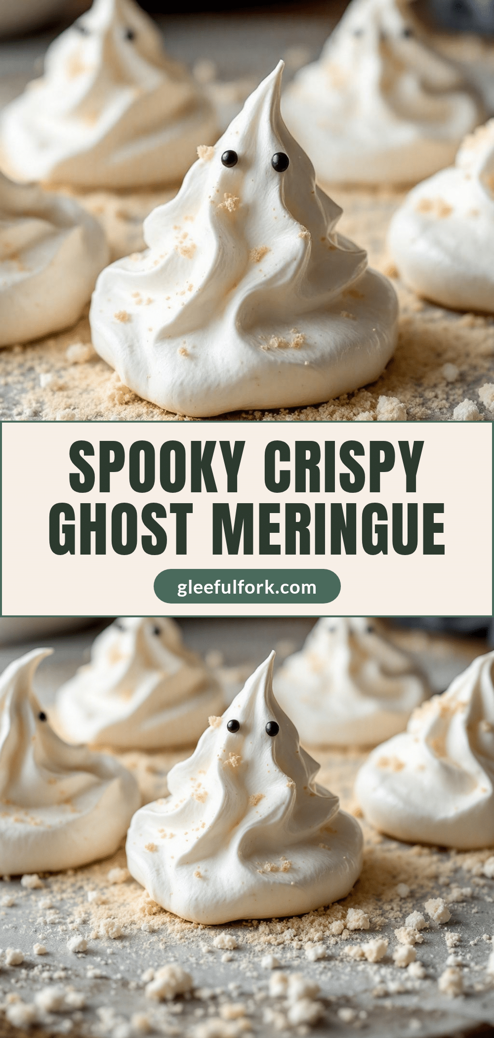 ghost-shaped meringue cookies recipe