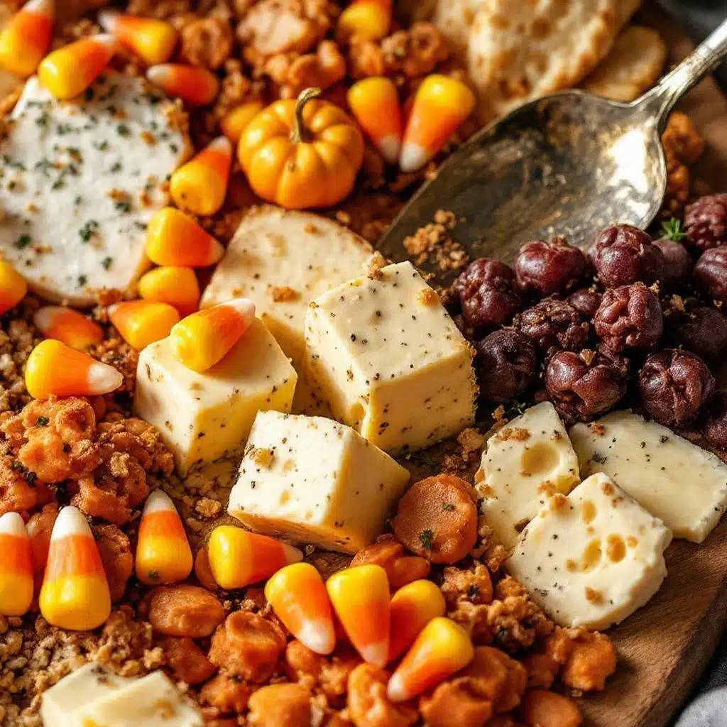 Halloween Charcuterie Board with Candy Corn - featured image