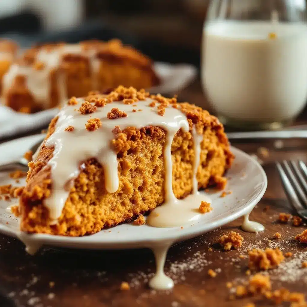 iced pumpkin scones preparation steps