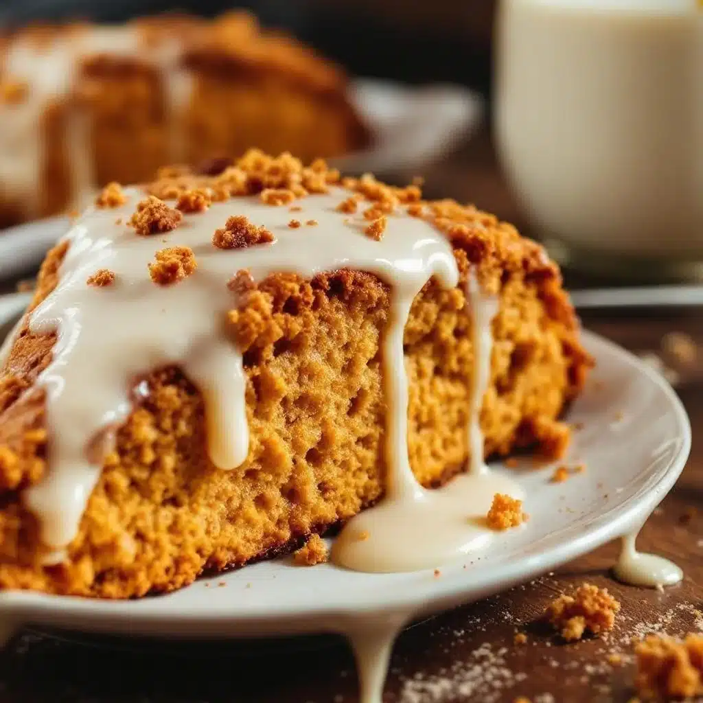iced pumpkin scones - featured image