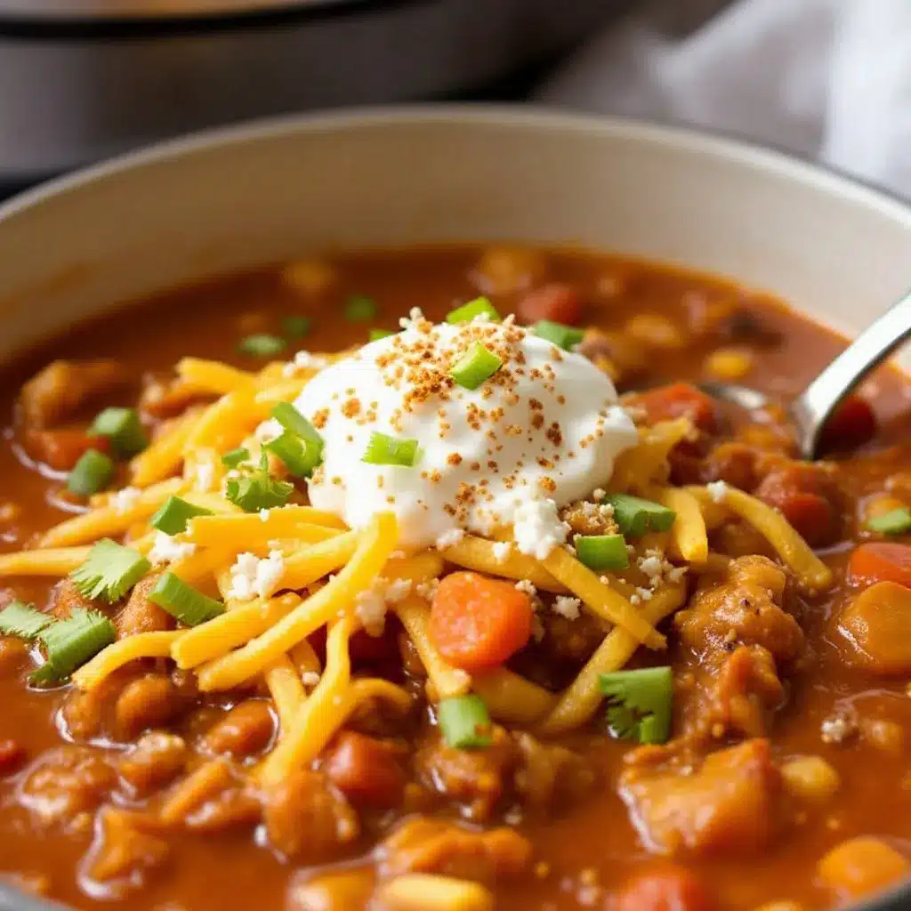 Instant Pot taco soup with ranch seasoning preparation steps