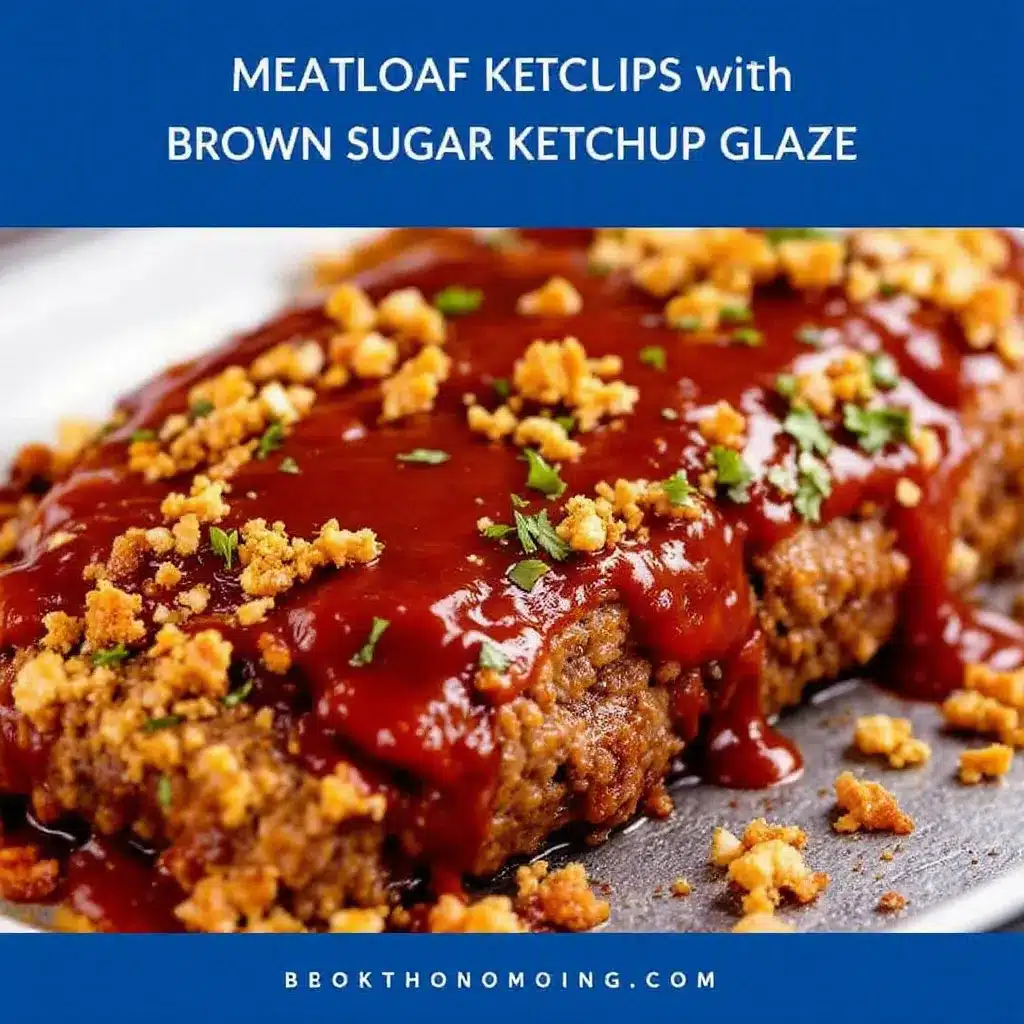 juicy meatloaf with brown sugar glaze preparation steps