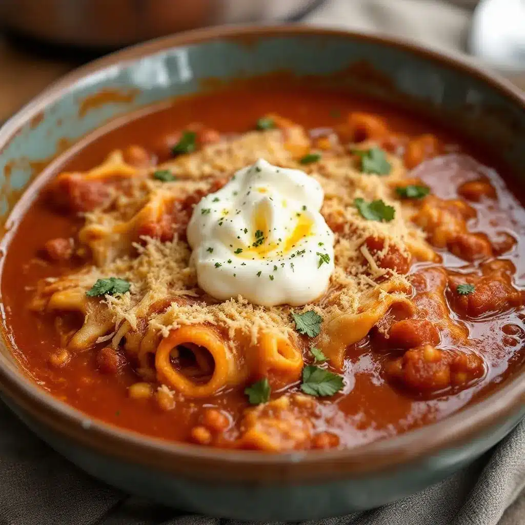 lasagna soup preparation steps