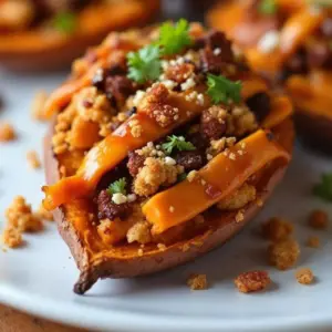 loaded sweet potato skins - featured image