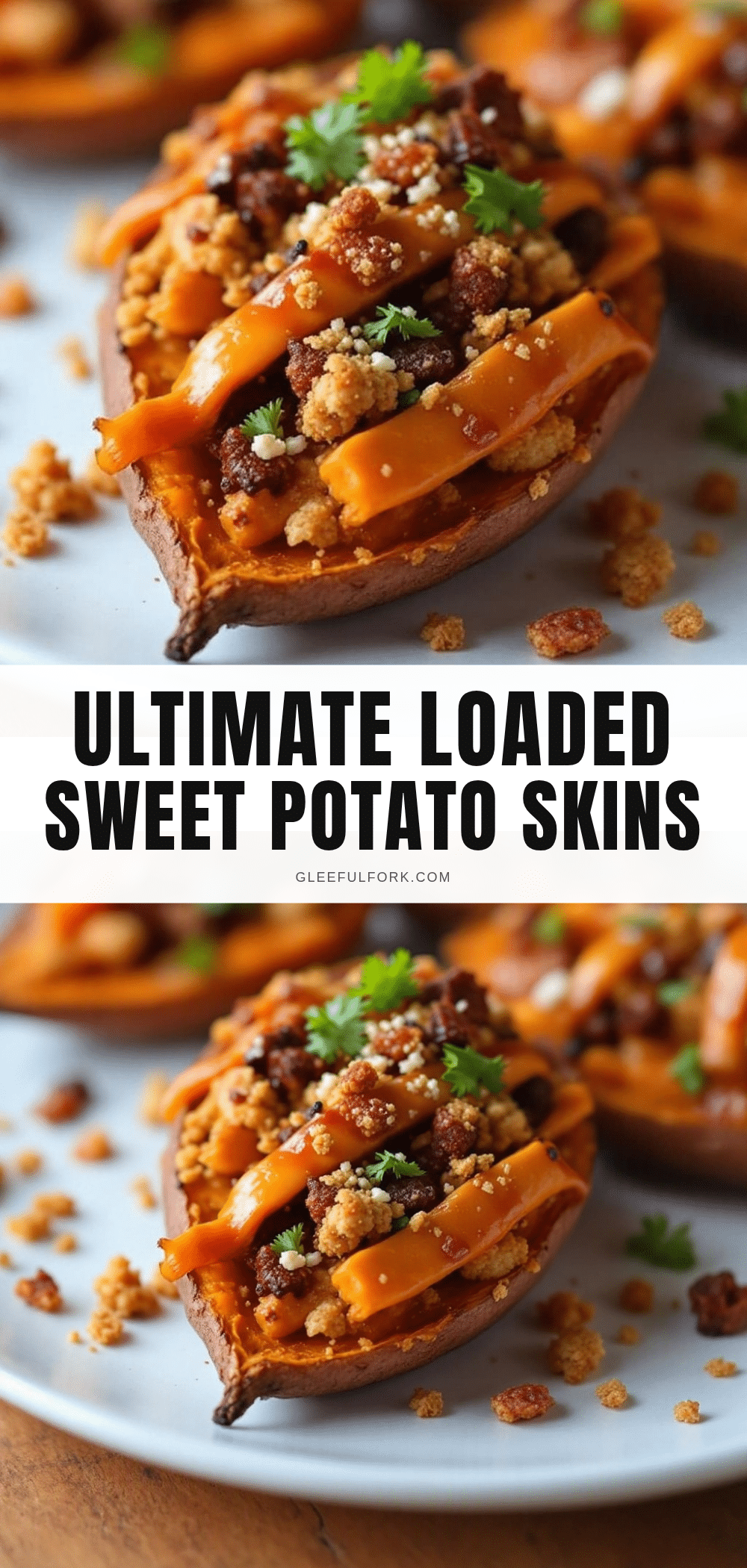 loaded sweet potato skins recipe