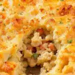loaded turkey pot pie - featured image