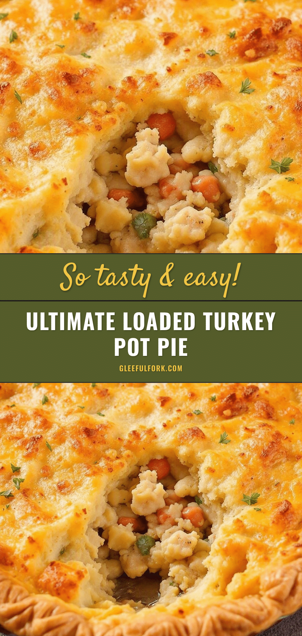 loaded turkey pot pie recipe
