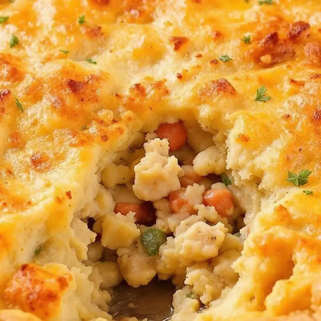 loaded turkey pot pie - featured image