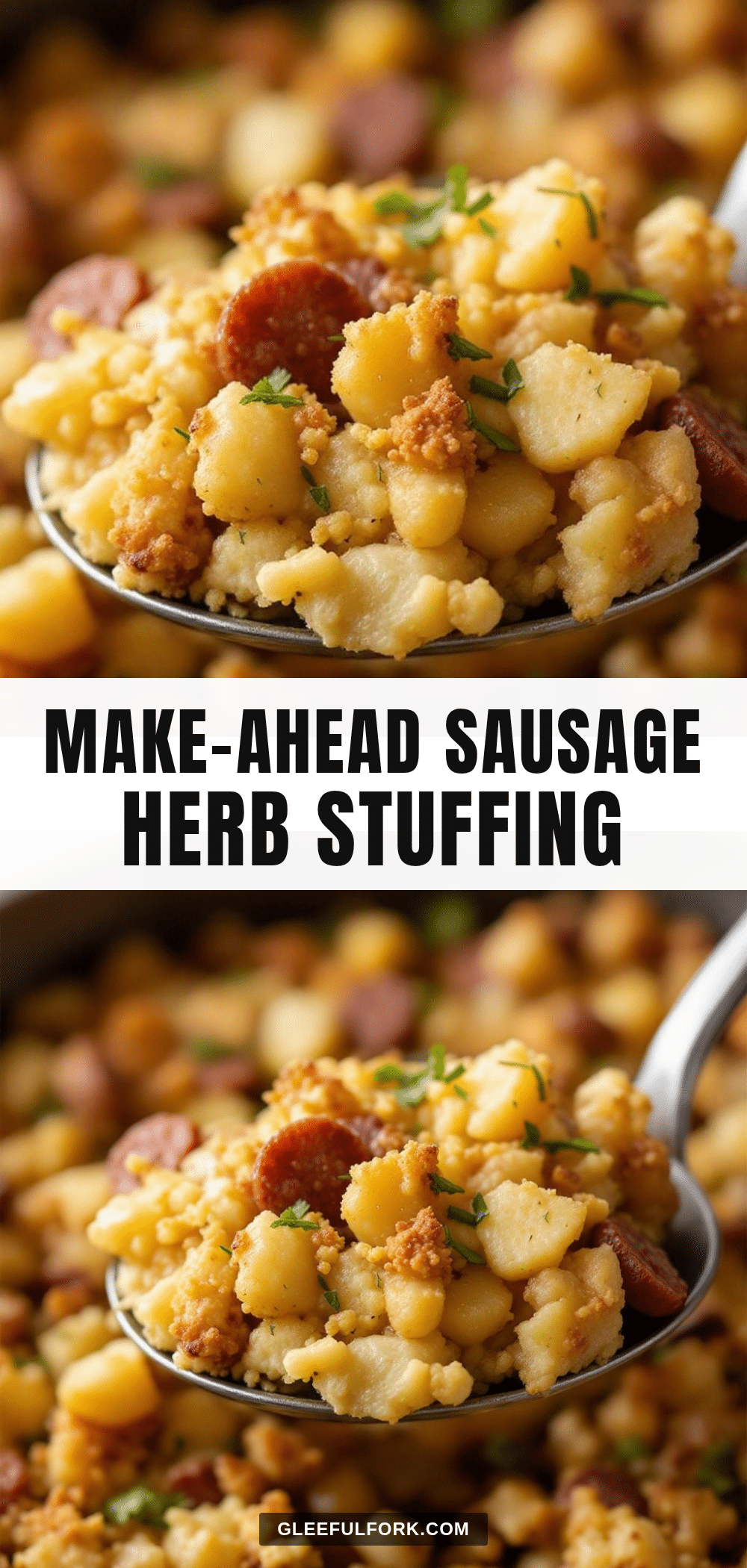 make-ahead sausage and herb thanksgiving stuffing recipe
