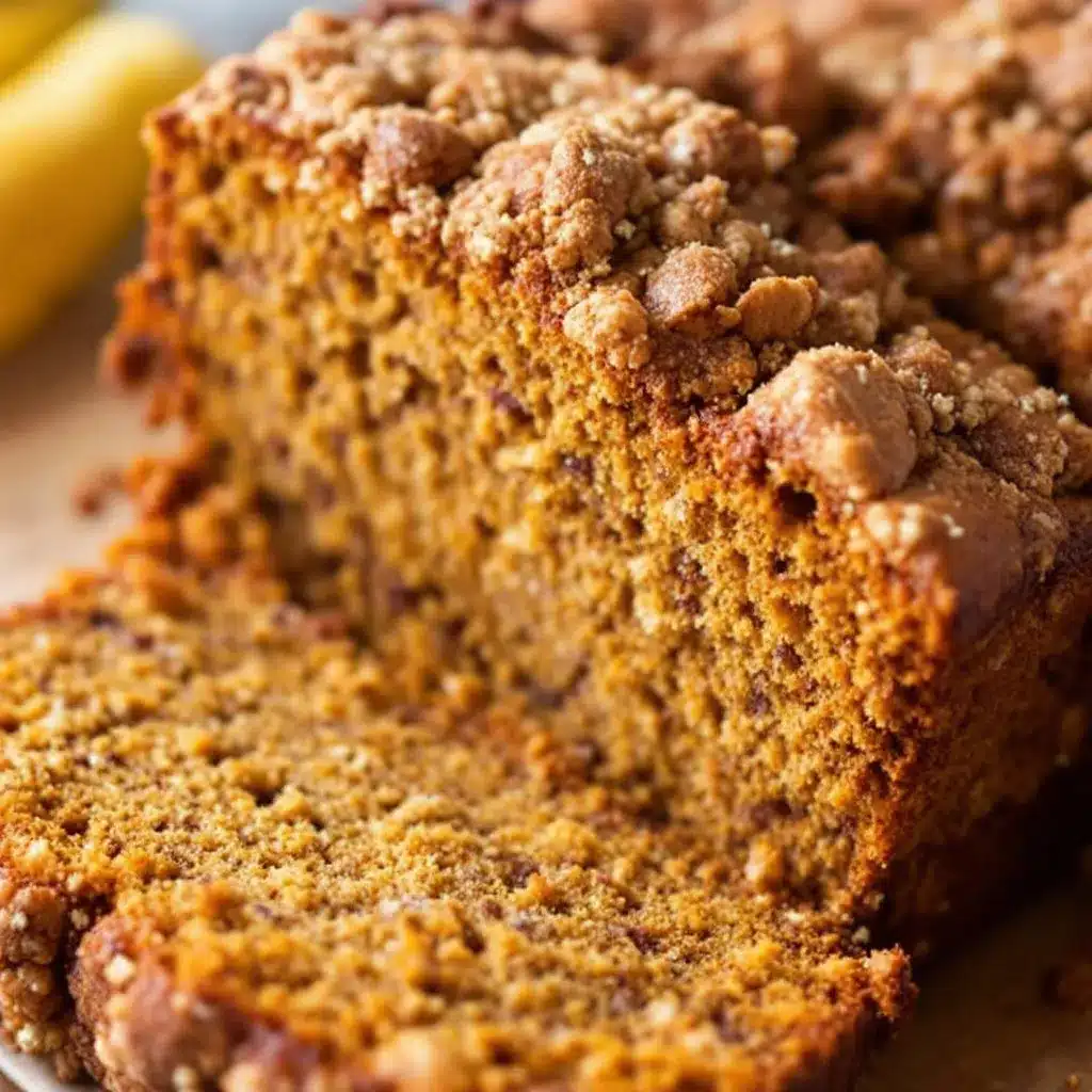 Moist Cinnamon Streusel Pumpkin Banana Bread preparation steps