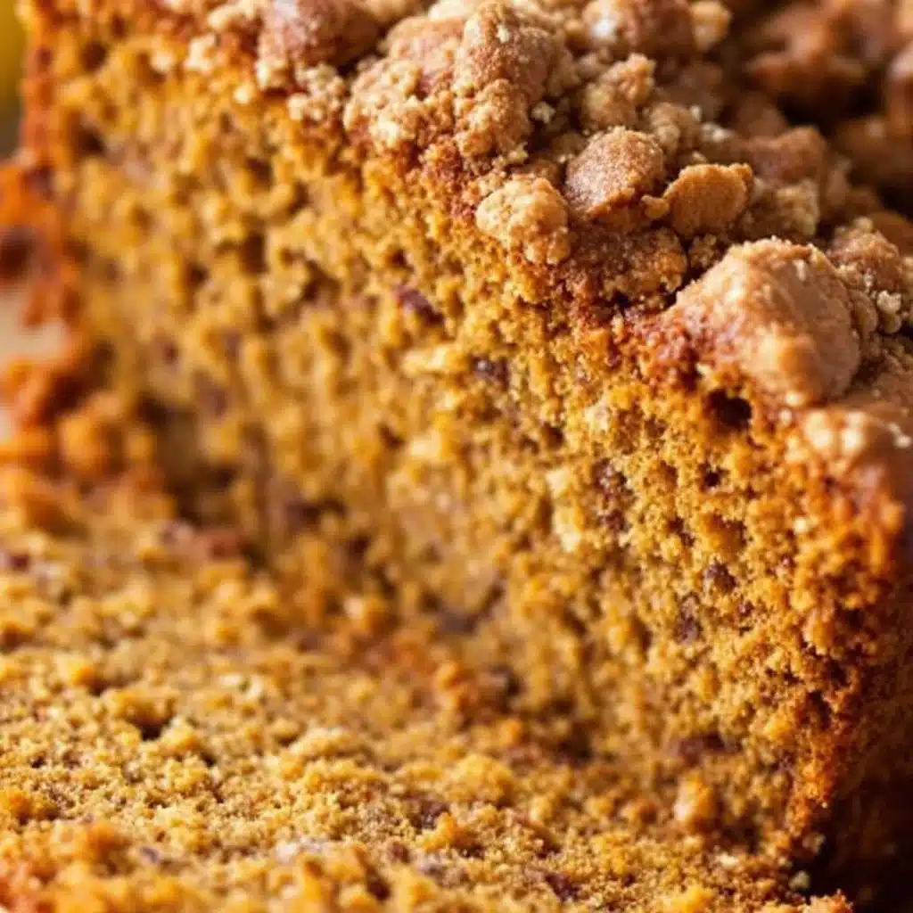 Moist Cinnamon Streusel Pumpkin Banana Bread - featured image