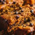 moist pumpkin chocolate chip snack bread - featured image