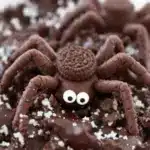 no-bake Oreo truffle spiders - featured image