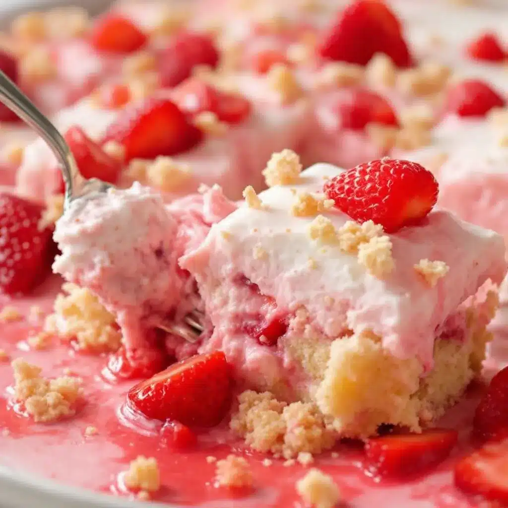 no-bake strawberry shortcake icebox cake preparation steps