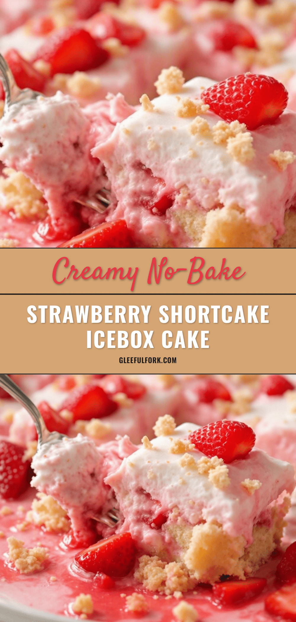 no-bake strawberry shortcake icebox cake recipe