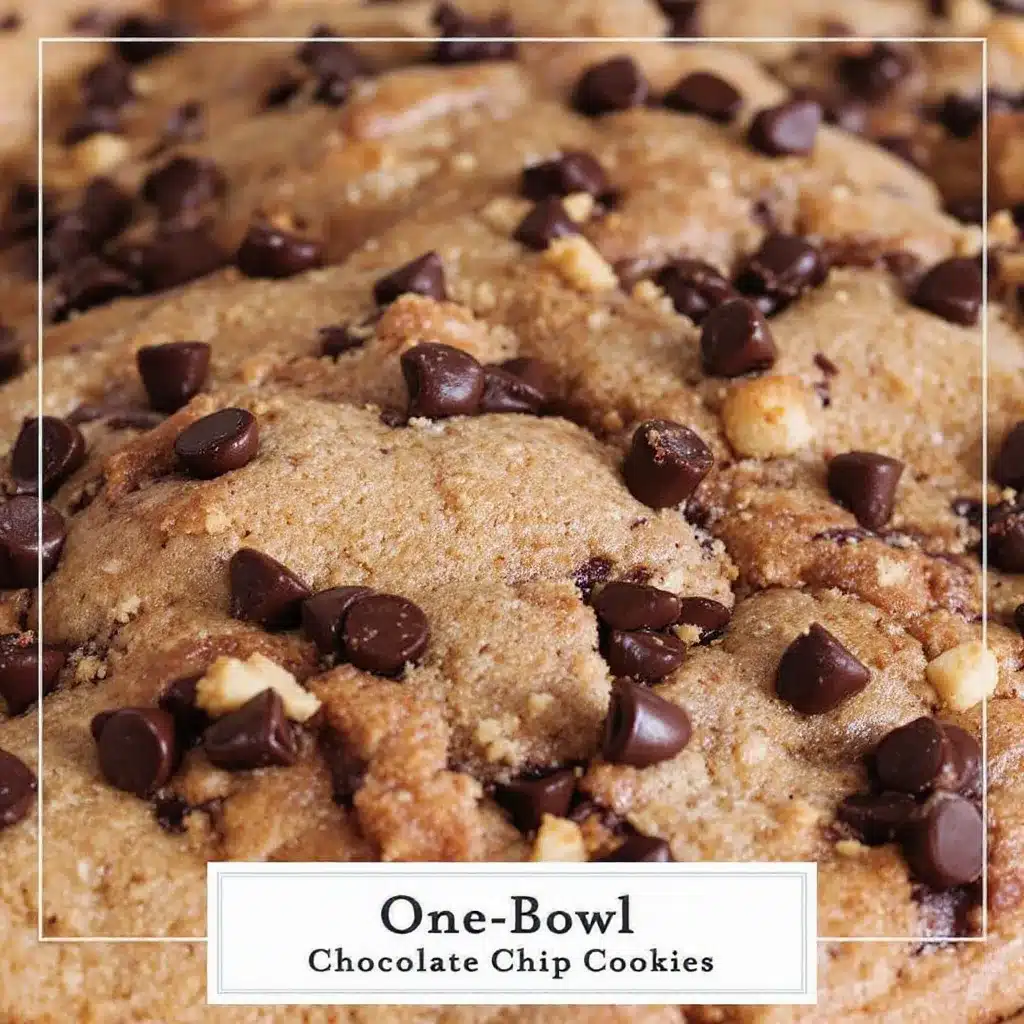 one-bowl chocolate chip cookies preparation steps