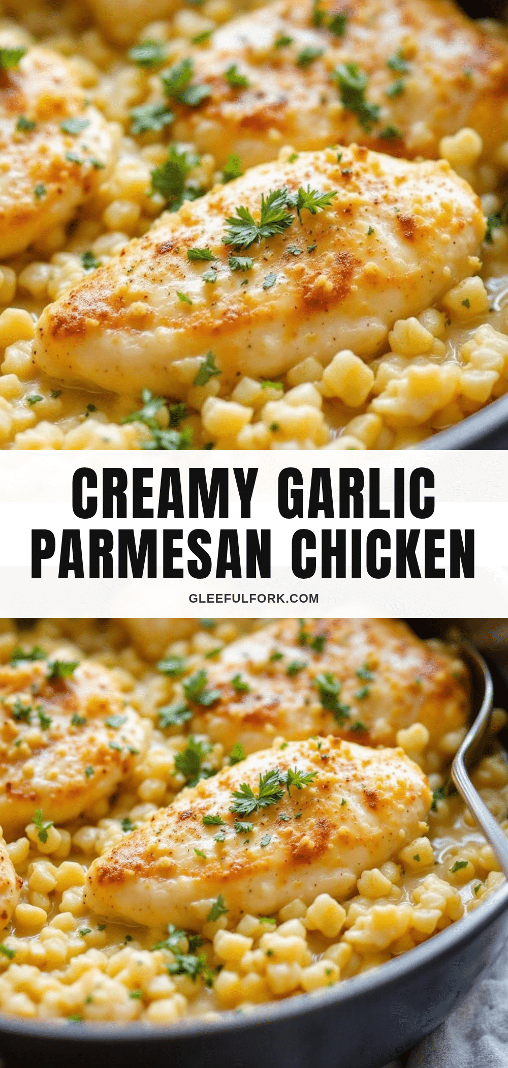 One-Pot Creamy Garlic Parmesan Chicken recipe