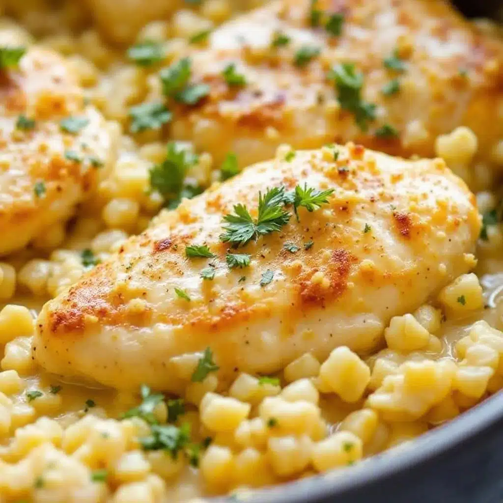 One-Pot Creamy Garlic Parmesan Chicken - featured image