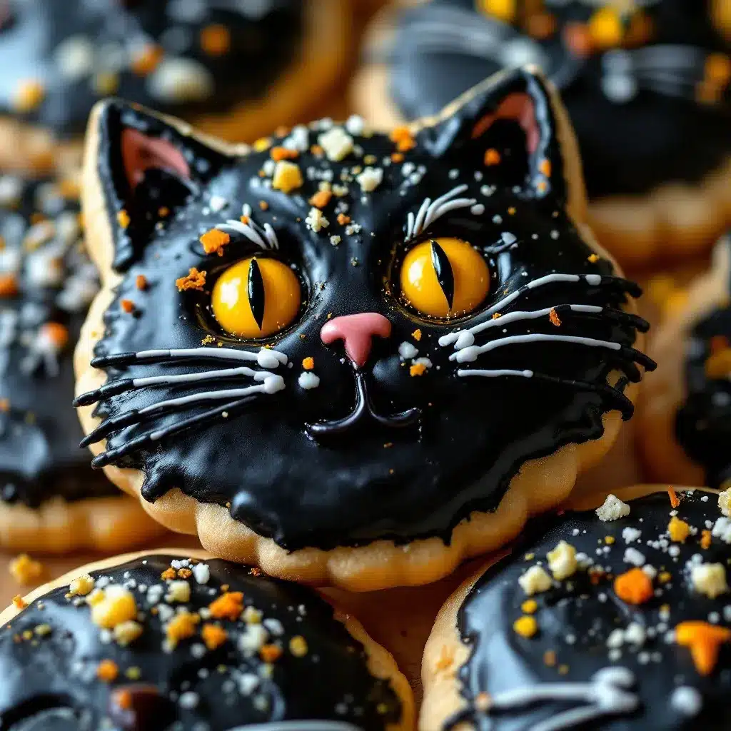 perfect black cat sugar cookies preparation steps