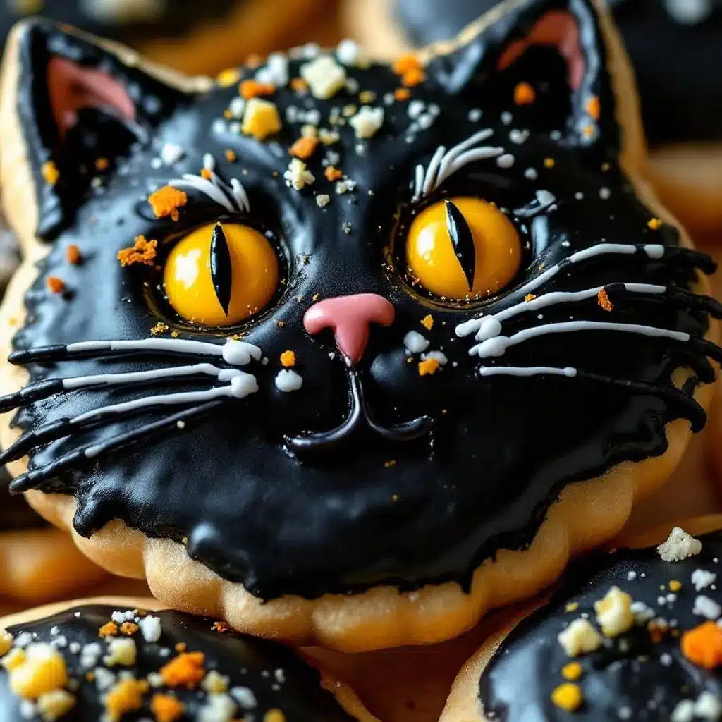 perfect black cat sugar cookies - featured image