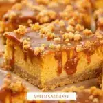 pumpkin cheesecake bars - featured image