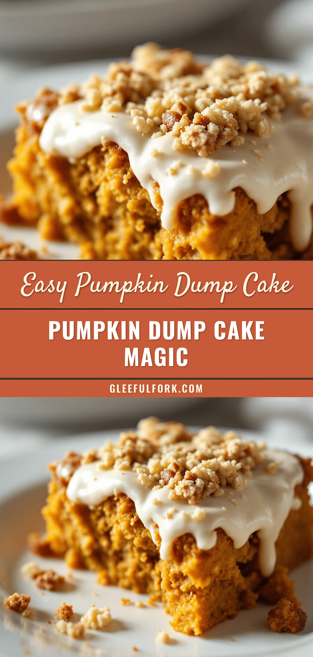 pumpkin dump cake with cake mix recipe