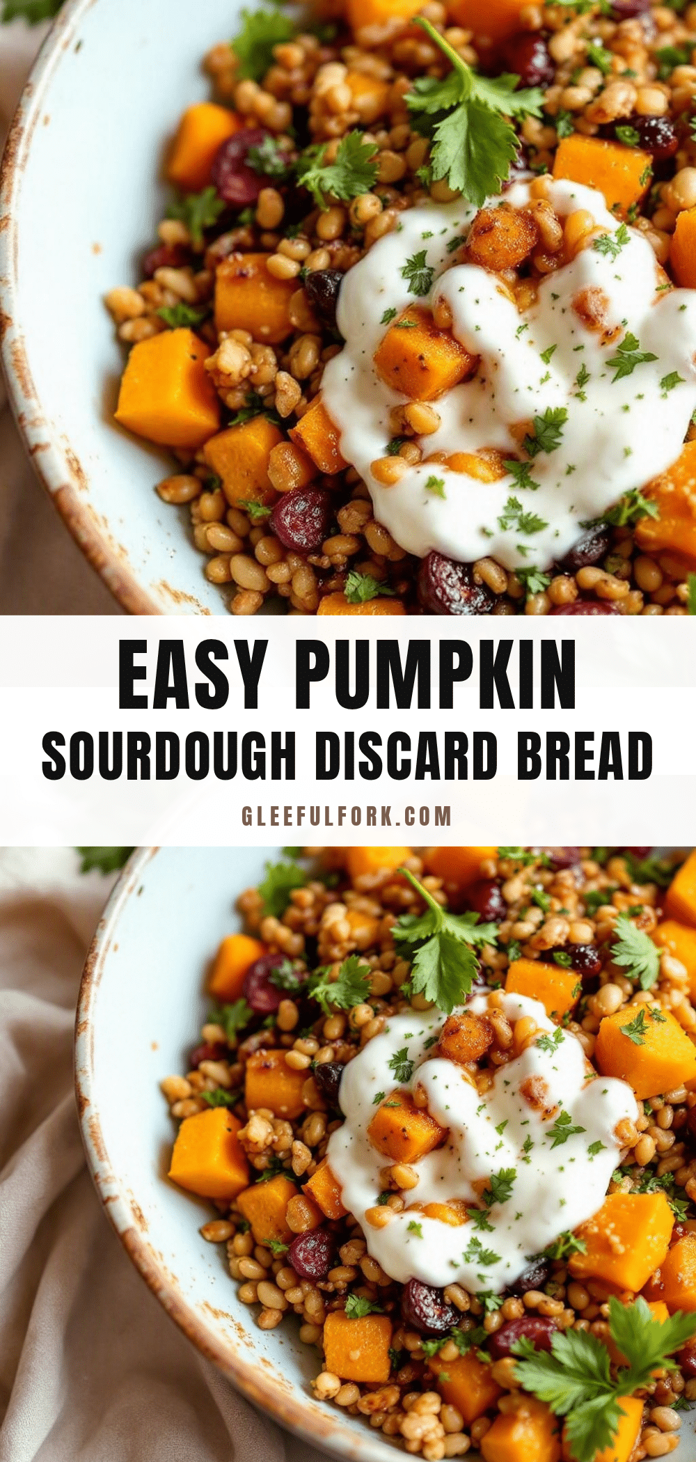 pumpkin sourdough discard bread recipe