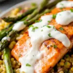 sheet pan maple dijon salmon - featured image