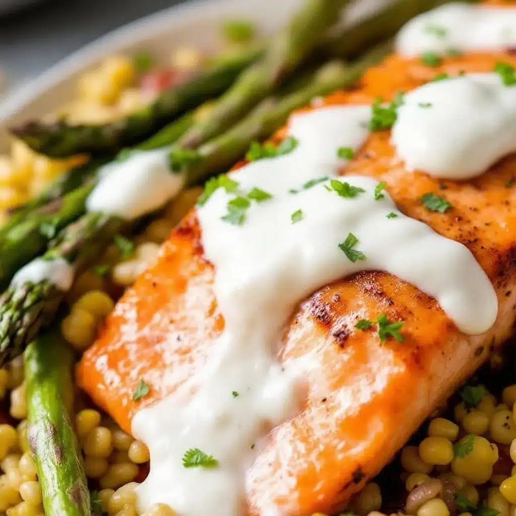 sheet pan maple dijon salmon - featured image