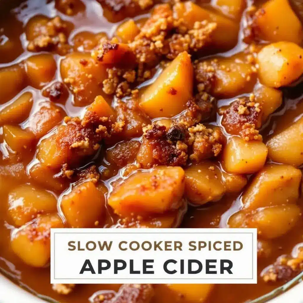 slow cooker spiced apple cider preparation steps