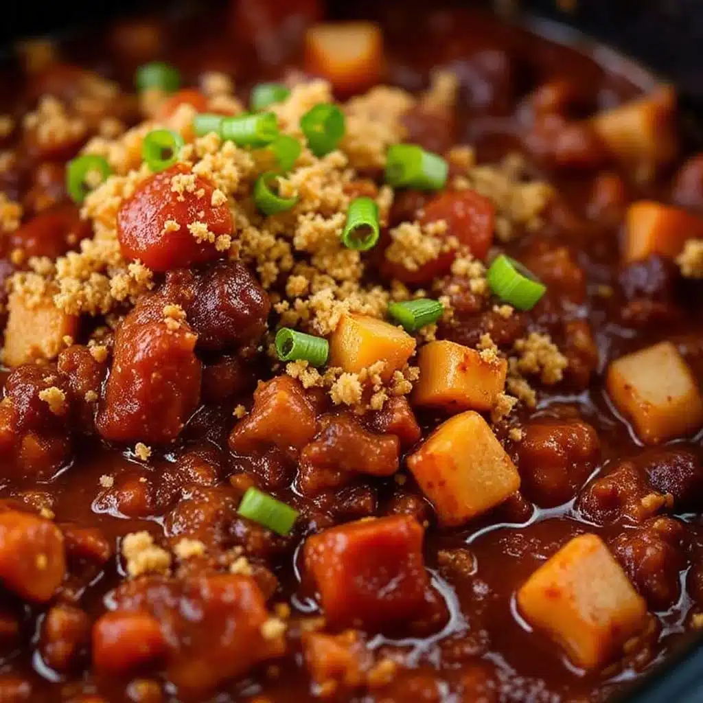 slow cooker venison chili - featured image