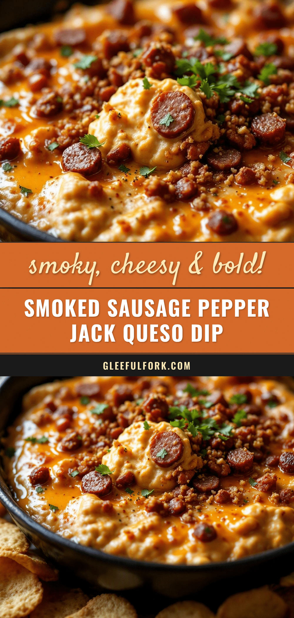 smoked sausage queso dip recipe