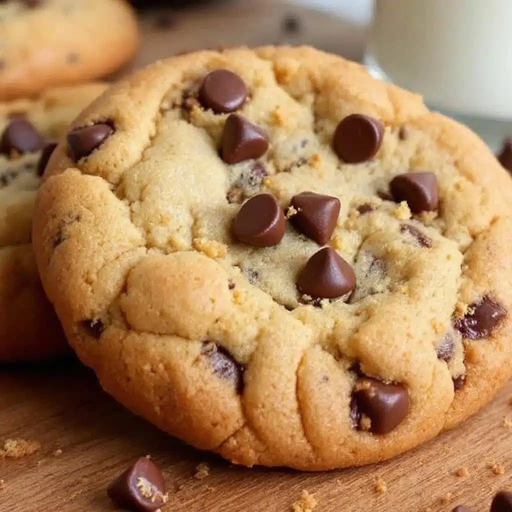 soft-baked brown butter chocolate chip cookies - featured image