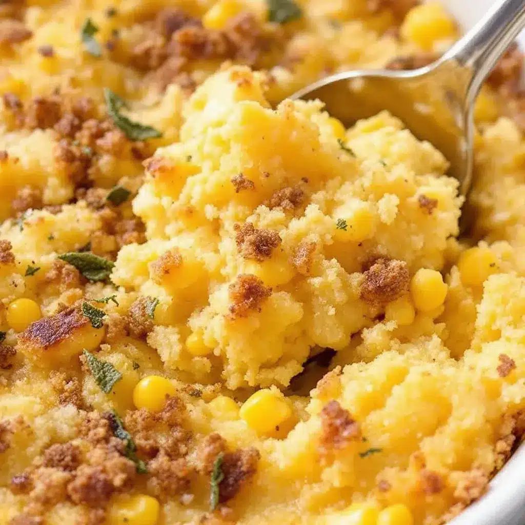 Southern Cornbread Dressing with Sage preparation steps