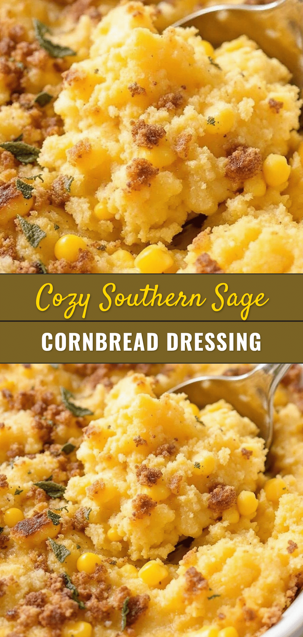 Southern Cornbread Dressing with Sage recipe
