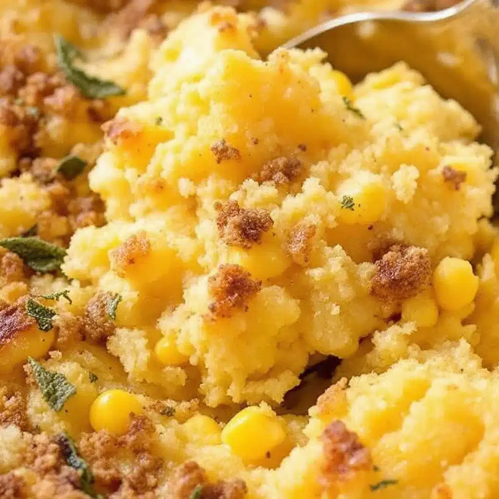 Southern Cornbread Dressing with Sage - featured image