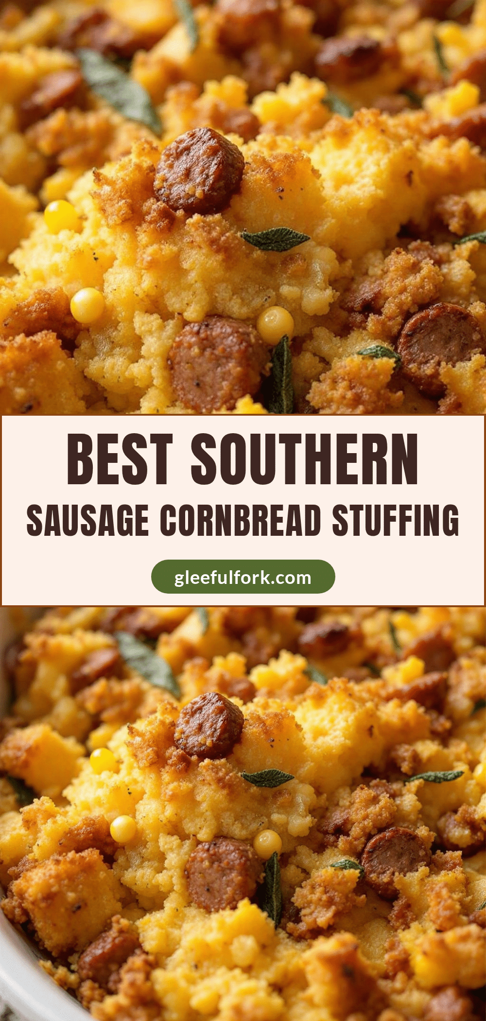 Southern Sausage Sage Cornbread Stuffing recipe