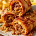 Spooky Mummy Sausage Rolls - featured image