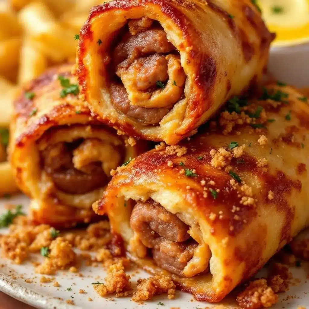 Spooky Mummy Sausage Rolls - featured image