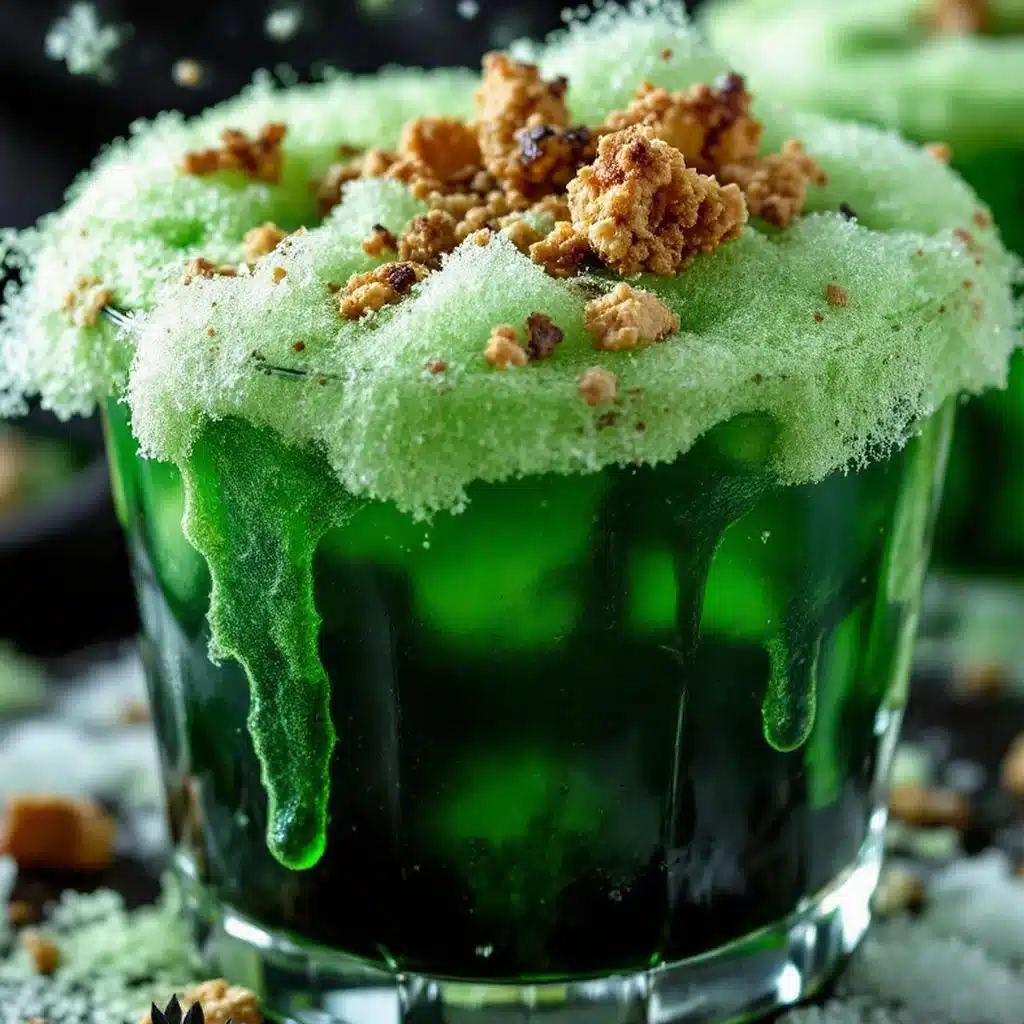 Spooky Witches Brew Green Punch with Dry Ice - featured image